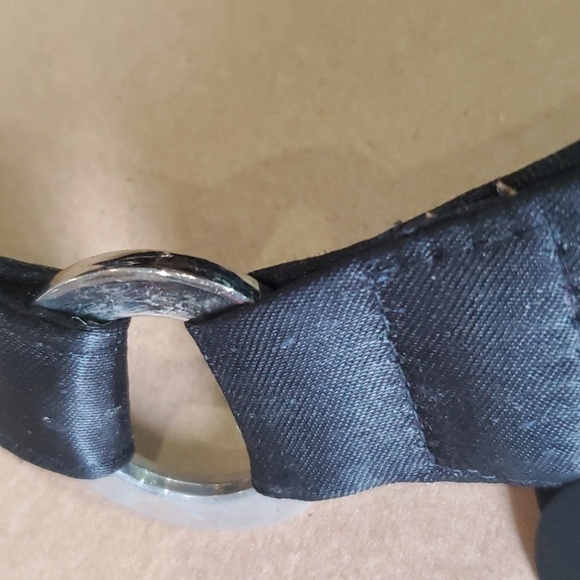 Black sequined and beaded  bag 12 X 15 black satin lining  Double zipper - Picture 3 of 7